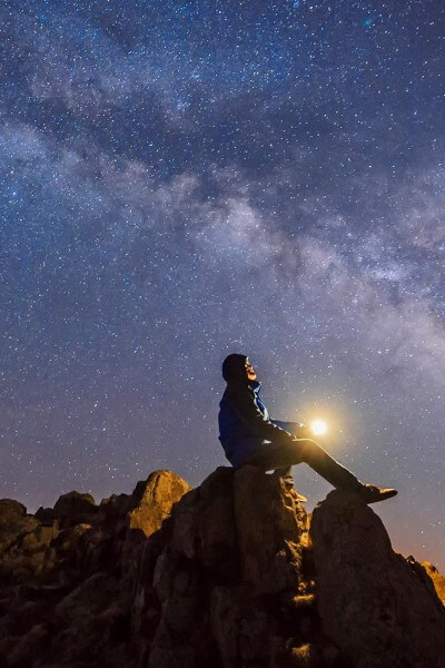 Stargazing in Southwest Wyoming.